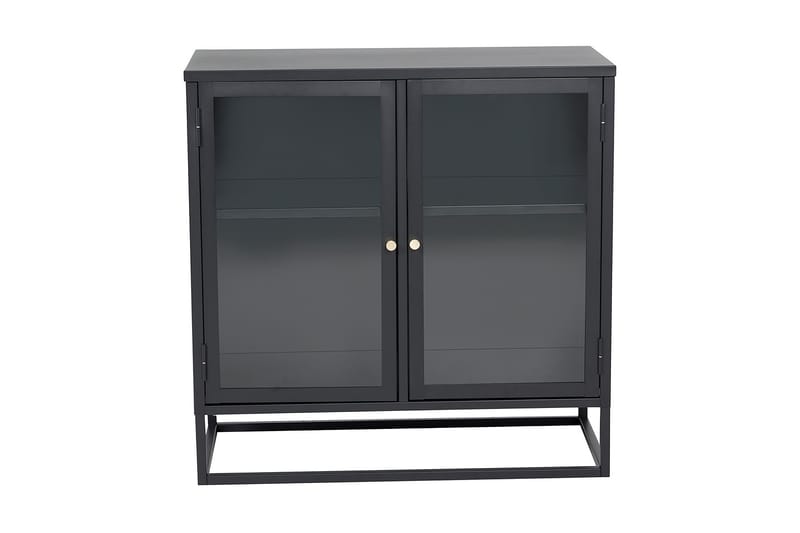 Bakal Bokhylla 85 cm i Glas och Metall - Svart - Förvaring - Hyllor - Bokhylla