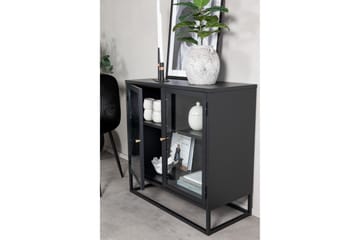Bakal Bokhylla 85 cm i Glas och Metall - Svart - Förvaring - Hyllor - Bokhylla