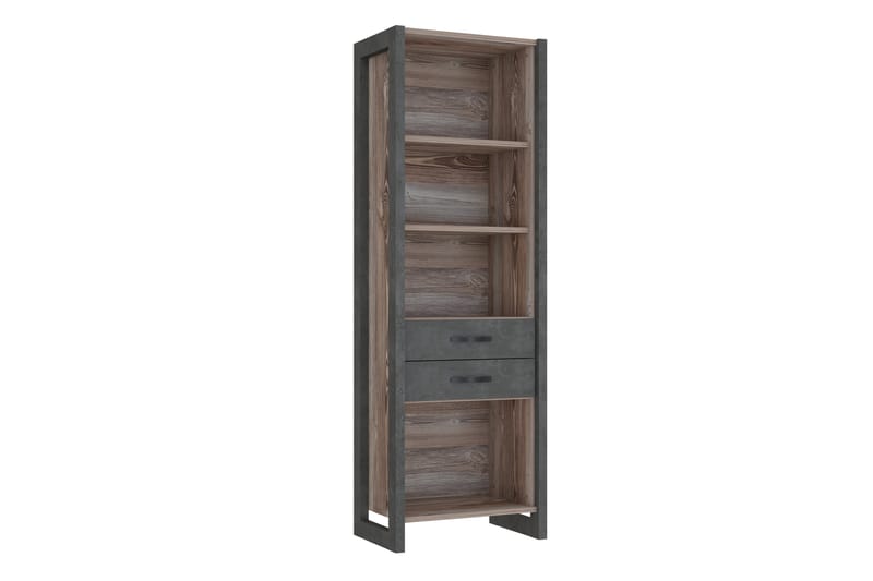BALESTI Garderob 62x120 cm Brun/Grå - Förvaring - Hyllor - Bokhylla