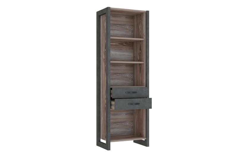 BALESTI Garderob 62x120 cm Brun/Grå - Förvaring - Hyllor - Bokhylla