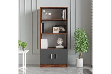 Barrock Bokhylla 38x64 cm - Teak/Antracit - Förvaring - Hyllor - Bokhylla