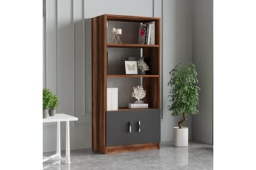 Barrock Bokhylla 38x64 cm - Teak/Antracit - Förvaring - Hyllor - Bokhylla