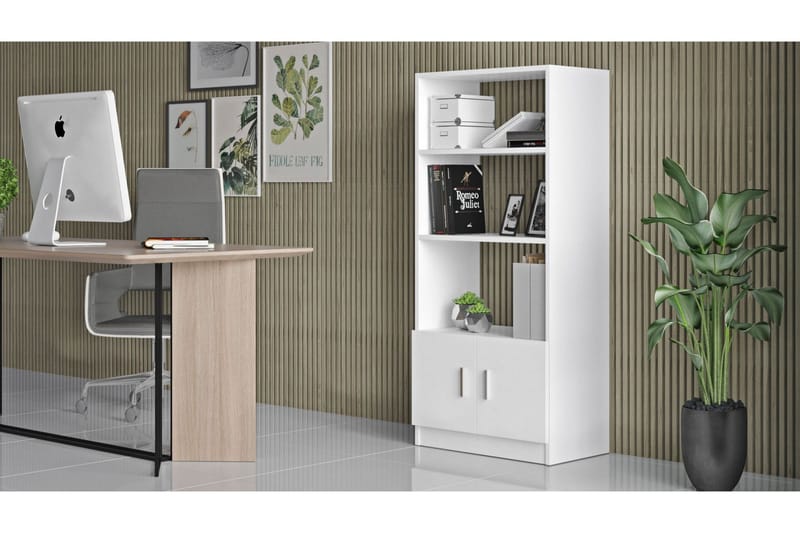 Barrock Bokhylla 38x64 cm - Vit - Förvaring - Hyllor - Bokhylla