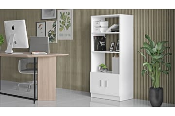 Barrock Bokhylla 63,6 cm i Målat Trä - Vit - Förvaring - Hyllor - Bokhylla