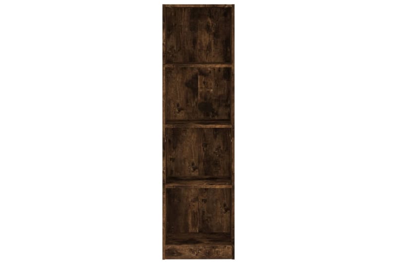 beBasic Bokhylla 4 hyllor rökfärgad ek 40x24x143 cm konstruerat trä - Förvaring - Hyllor - Bokhylla
