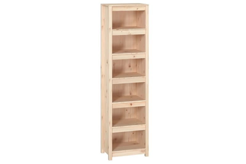 beBasic Bokhylla 50x35x183 cm massiv furu - Förvaring - Hyllor - Bokhylla
