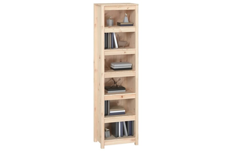 beBasic Bokhylla 50x35x183 cm massiv furu - Förvaring - Hyllor - Bokhylla