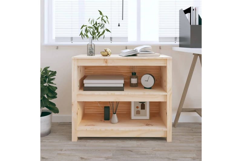 beBasic Bokhylla 80x35x68 cm massiv furu - Förvaring - Hyllor - Bokhylla