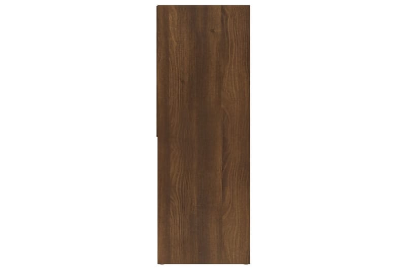 beBasic Bokhylla brun ek 67x24x161 cm konstruerat trä - Förvaring - Hyllor - Bokhylla