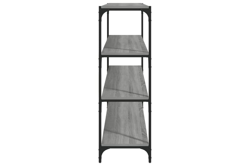 beBasic Bokhylla grå sonoma 100x33x100 cm konstruerat trä och stål - Förvaring - Hyllor - Bokhylla