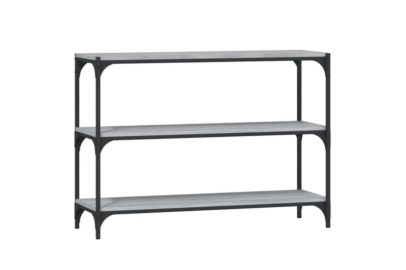 beBasic Bokhylla grå sonoma 100x33x70,5 cm konstruerat trä och stål - Förvaring - Hyllor - Bokhylla