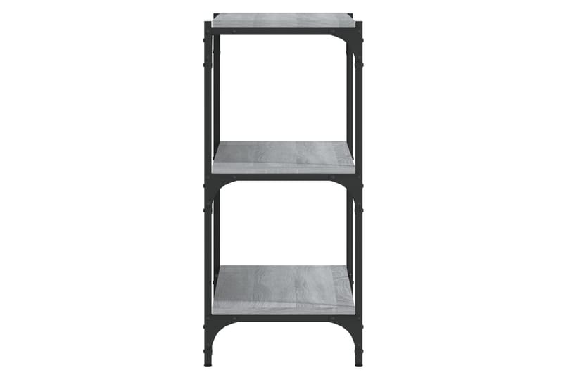 beBasic Bokhylla grå sonoma 100x33x70,5 cm konstruerat trä och stål - Förvaring - Hyllor - Bokhylla