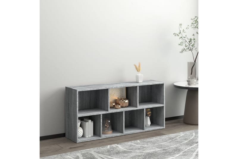 beBasic Bokhylla grå sonoma 50x25x106 cm - Förvaring - Hyllor - Bokhylla