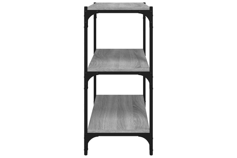 beBasic Bokhylla grå sonoma 60x33x70,5 cm konstruerat trä och stål - Förvaring - Hyllor - Bokhylla