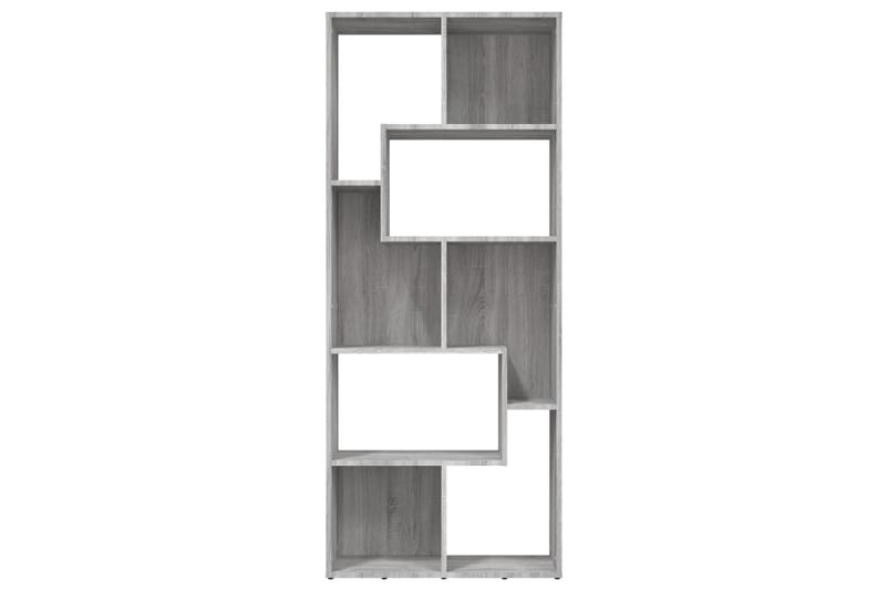 beBasic Bokhylla grå sonoma 67x24x161 cm konstruerat trä - Förvaring - Hyllor - Bokhylla