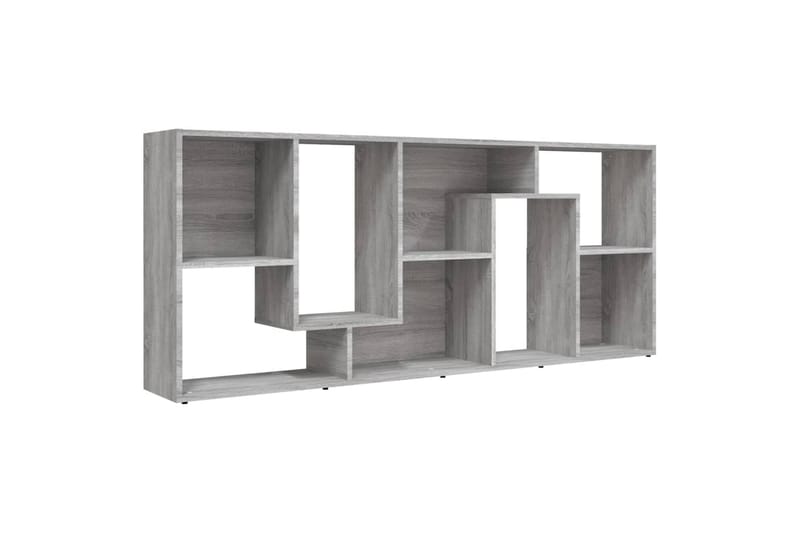beBasic Bokhylla grå sonoma 67x24x161 cm konstruerat trä - Förvaring - Hyllor - Bokhylla