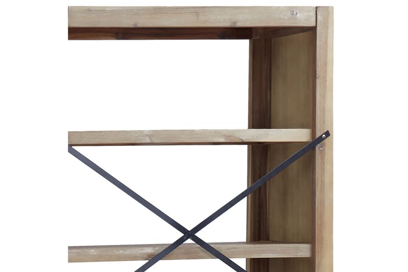 beBasic Bokhylla med 6 hyllor 80x30x170 cm massiv akacia - Förvaring - Hyllor - Bokhylla