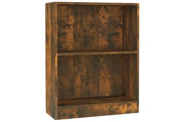 beBasic Bokhylla rökfärgad ek 60x24x74,5 cm konstruerat trä - Förvaring - Hyllor - Bokhylla