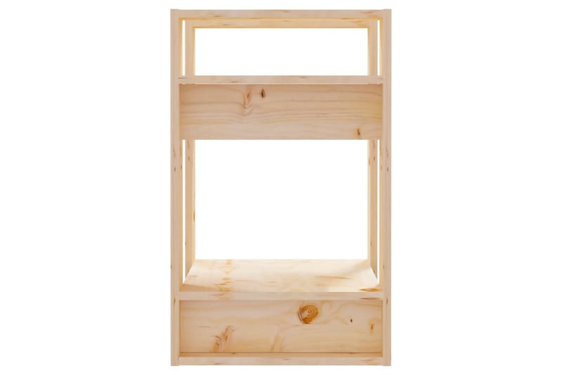 beBasic Bokhylla/rumsavdelare 41x35x57 cm massiv furu - Förvaring - Hyllor - Bokhylla