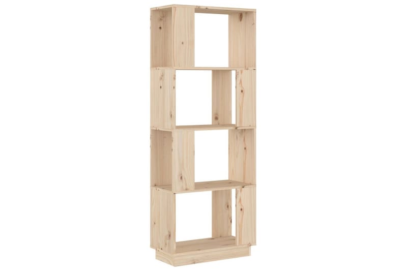 beBasic Bokhylla/rumsavdelare 51x25x132 cm massiv furu - Förvaring - Hyllor - Bokhylla
