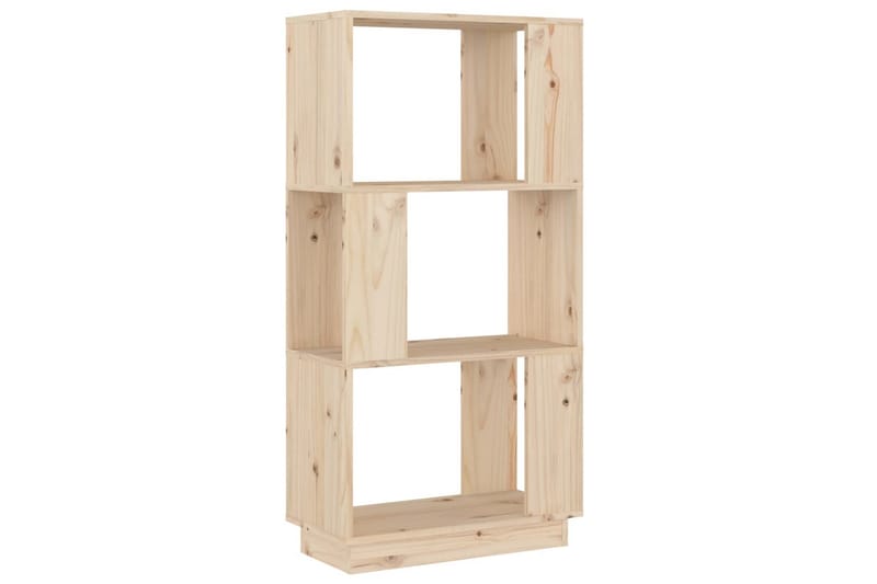 beBasic Bokhylla/rumsavdelare 51x25x70 cm massiv furu - Förvaring - Hyllor - Bokhylla
