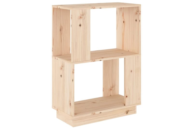 beBasic Bokhylla/rumsavdelare 51x25x70 cm massiv furu - Förvaring - Hyllor - Bokhylla