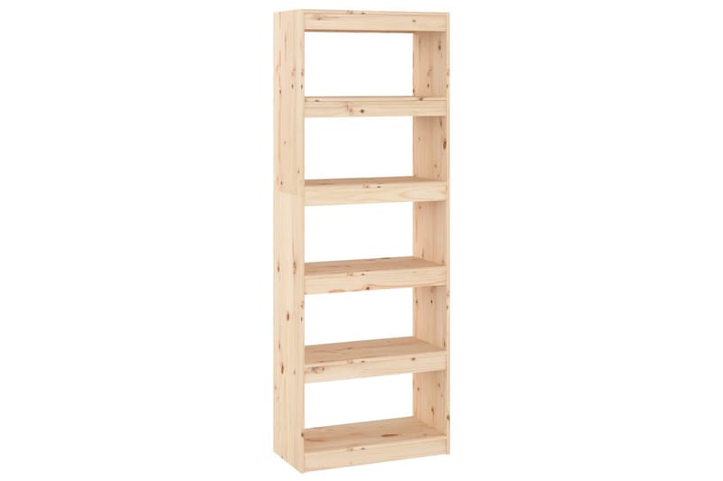 beBasic Bokhylla/rumsavdelare 60x30x167,5 cm massiv furu - Förvaring - Hyllor - Bokhylla
