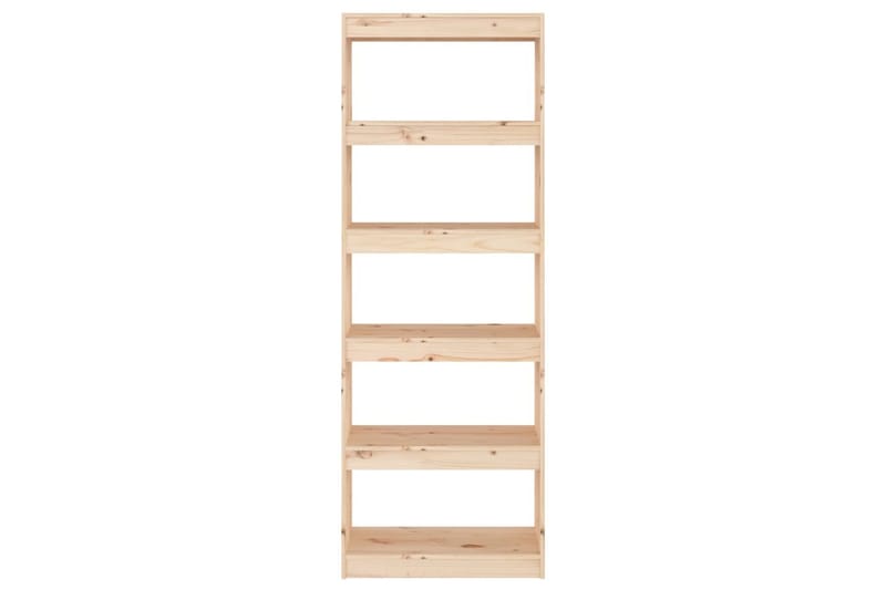 beBasic Bokhylla/rumsavdelare 60x30x167,5 cm massiv furu - Förvaring - Hyllor - Bokhylla