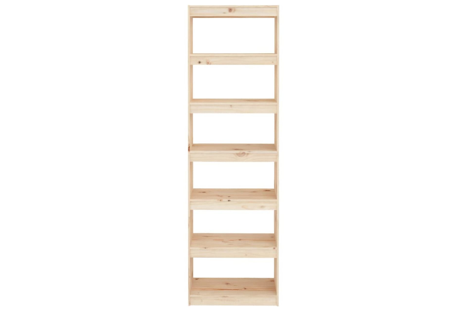 beBasic Bokhylla/rumsavdelare 60x30x199,5 cm massiv furu - Förvaring - Hyllor - Bokhylla