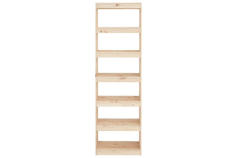 beBasic Bokhylla/rumsavdelare 60x30x199,5 cm massiv furu - Förvaring - Hyllor - Bokhylla