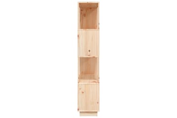 beBasic Bokhylla/rumsavdelare 80x25x132 cm massiv furu - Förvaring - Hyllor - Bokhylla