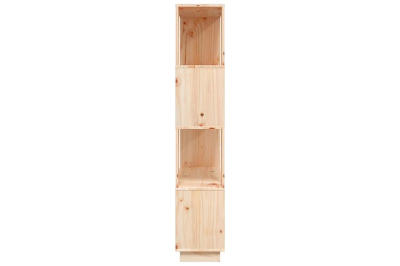 beBasic Bokhylla/rumsavdelare 80x25x132 cm massiv furu - Förvaring - Hyllor - Bokhylla