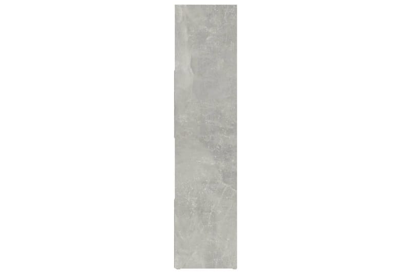 beBasic Bokhylla/rumsavdelare betonggrå 105x24x102 cm - Förvaring - Hyllor - Bokhylla