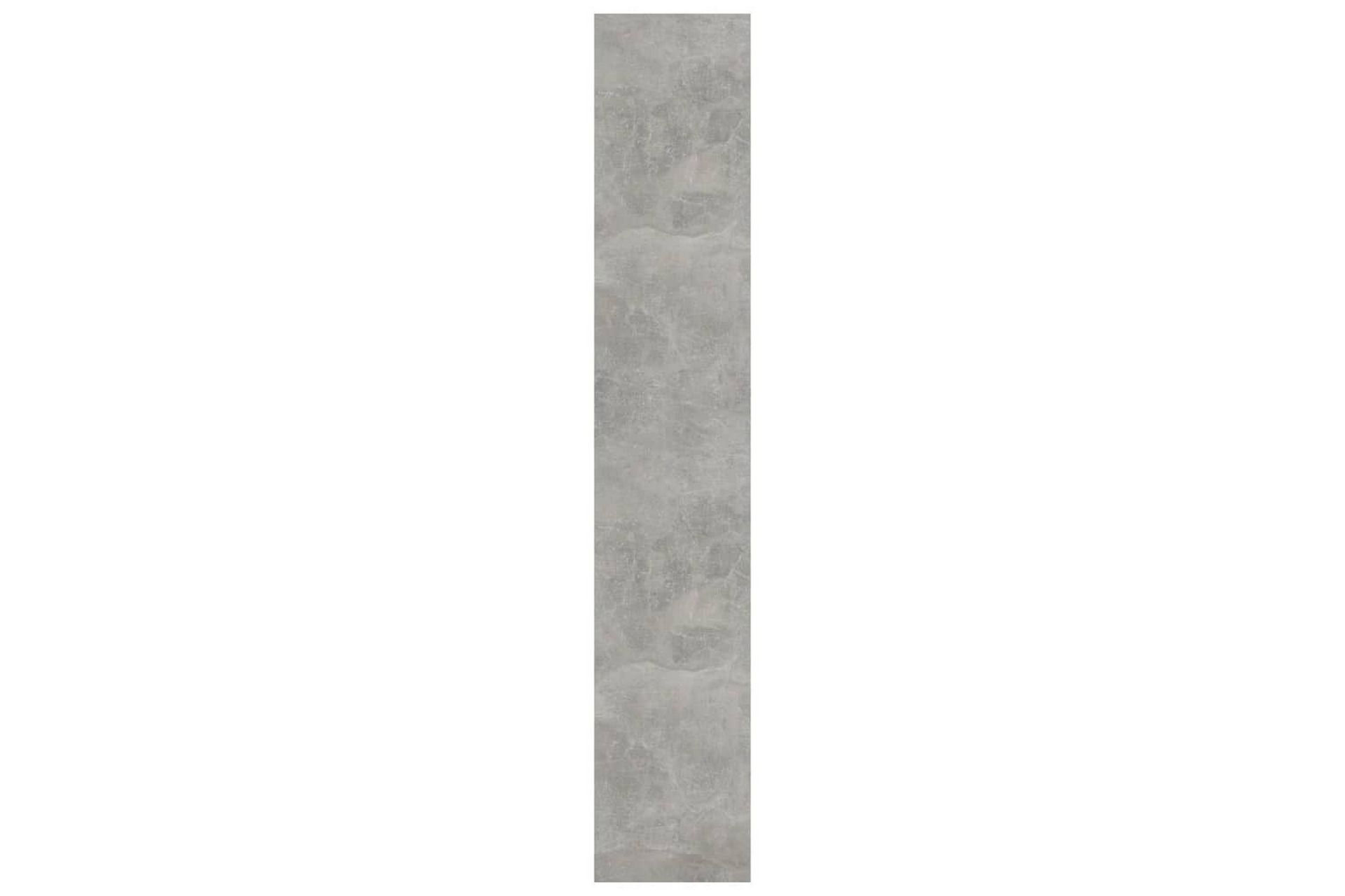 beBasic Bokhylla/Rumsavdelare betonggrå 80x30x166 cm konstruerat trä - Förvaring - Hyllor - Bokhylla