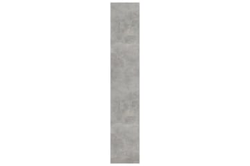 beBasic Bokhylla/Rumsavdelare betonggrå 80x30x166 cm konstruerat trä - Förvaring - Hyllor - Bokhylla