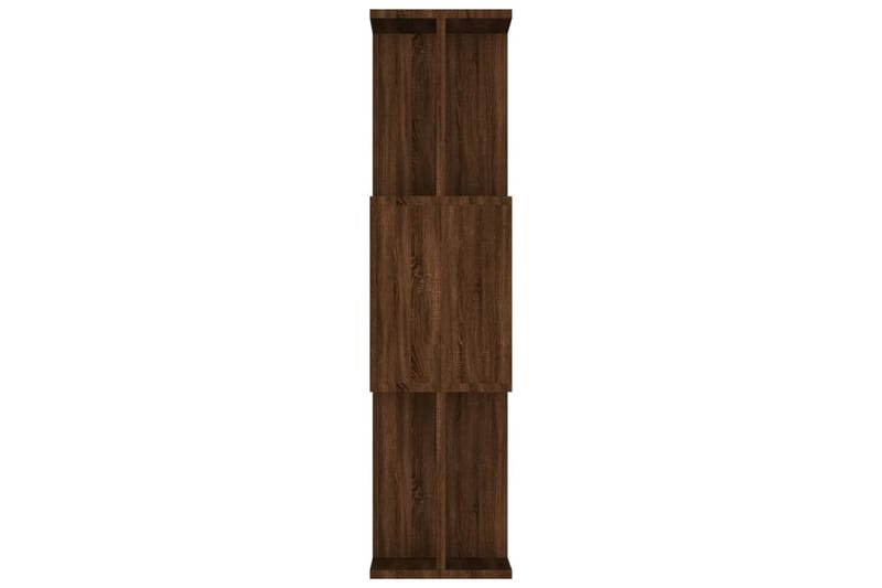 beBasic Bokhylla/Rumsavdelare Brun ek 80x24x96 cm konstruerat trä - Förvaring - Hyllor - Bokhylla