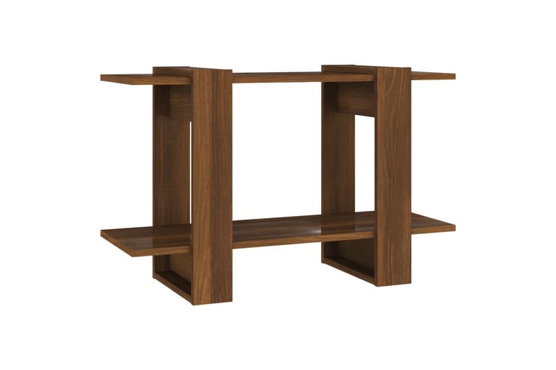 beBasic Bokhylla/Rumsavdelare brun ek 80x30x51 cm - Förvaring - Hyllor - Bokhylla