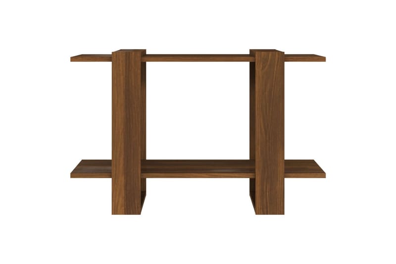 beBasic Bokhylla/Rumsavdelare brun ek 80x30x51 cm - Förvaring - Hyllor - Bokhylla