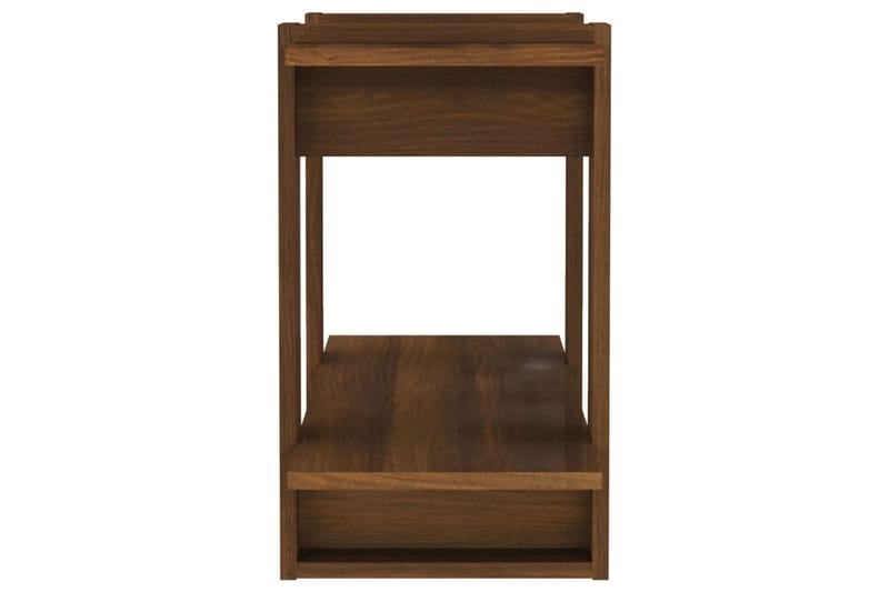 beBasic Bokhylla/Rumsavdelare brun ek 80x30x51 cm - Förvaring - Hyllor - Bokhylla