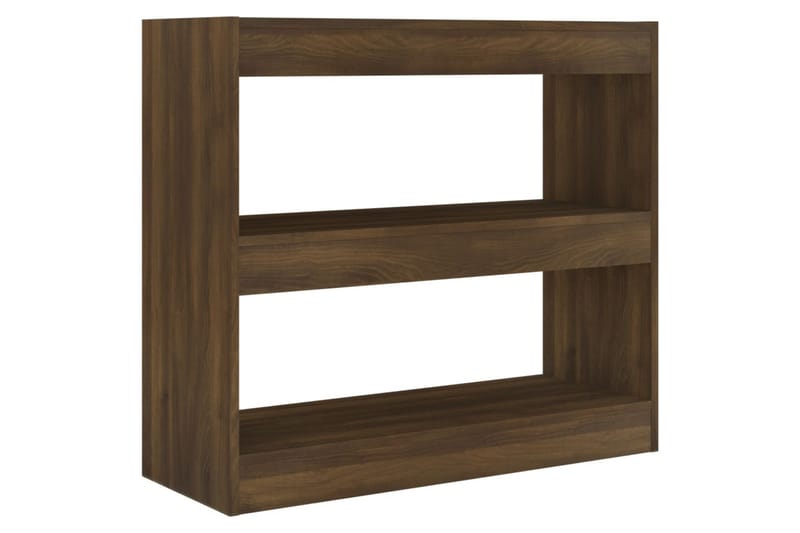 beBasic Bokhylla/rumsavdelare brun ek80x30x72 cm - Förvaring - Hyllor - Bokhylla