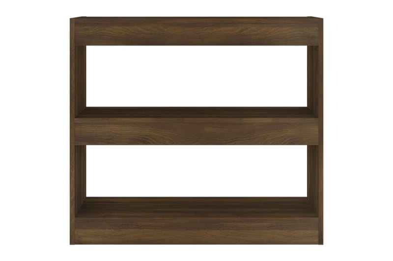 beBasic Bokhylla/rumsavdelare brun ek80x30x72 cm - Förvaring - Hyllor - Bokhylla