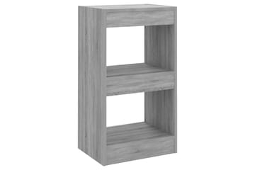 beBasic Bokhylla/rumsavdelare grå sonoma 40x30x72 cm - Förvaring - Hyllor - Bokhylla