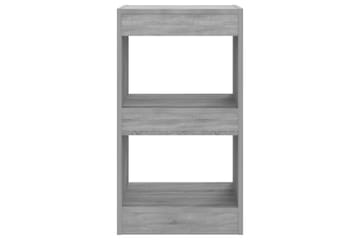 beBasic Bokhylla/rumsavdelare grå sonoma 40x30x72 cm - Förvaring - Hyllor - Bokhylla