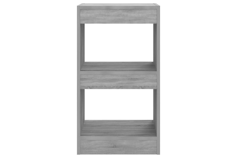beBasic Bokhylla/rumsavdelare grå sonoma 40x30x72 cm - Förvaring - Hyllor - Bokhylla