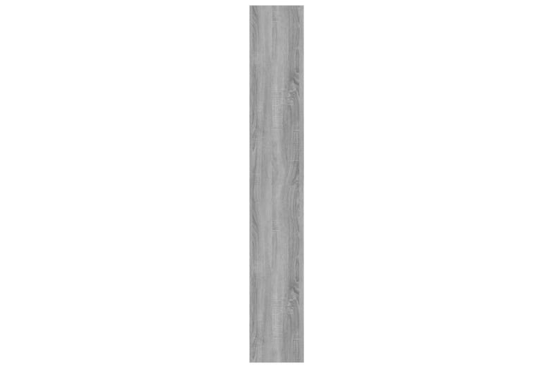 beBasic Bokhylla/Rumsavdelare grå sonoma-ek 40x30x198 cm - Förvaring - Hyllor - Bokhylla