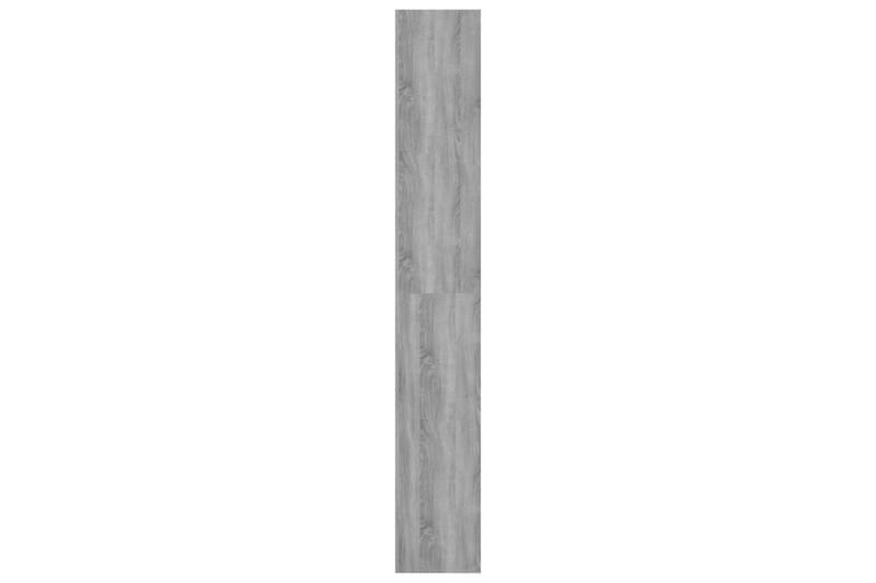 beBasic Bokhylla/Rumsavdelare grå sonoma-ek 60x30x198 cm - Förvaring - Hyllor - Bokhylla