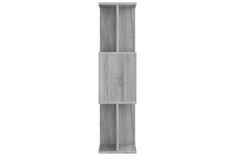 beBasic Bokhylla/Rumsavdelare grå sonoma-ek 80x24x96 cm - Förvaring - Hyllor - Bokhylla