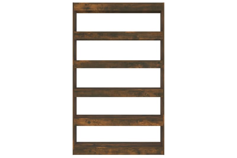 beBasic Bokhylla/Rumsavdelare rökfärgad ek 100x30x166 cm - Förvaring - Hyllor - Bokhylla