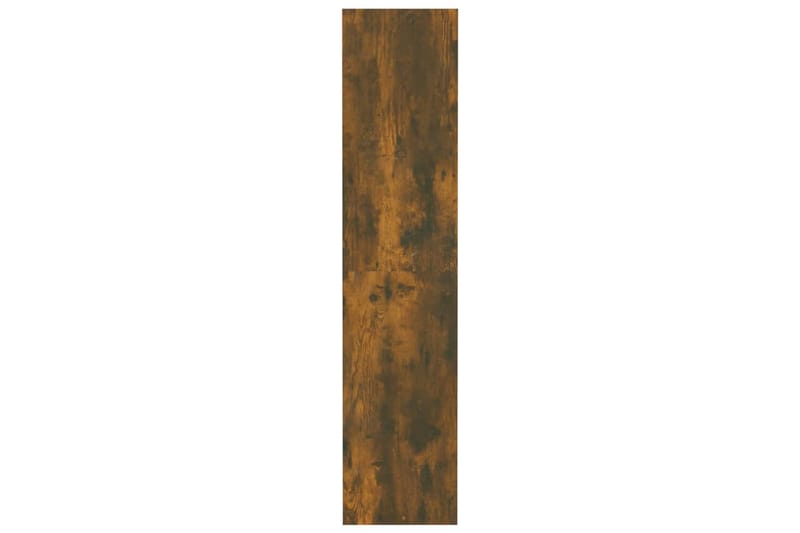 beBasic Bokhylla/rumsavdelare rökfärgad ek 80x30x135 cm konstruerat trä - Förvaring - Hyllor - Bokhylla