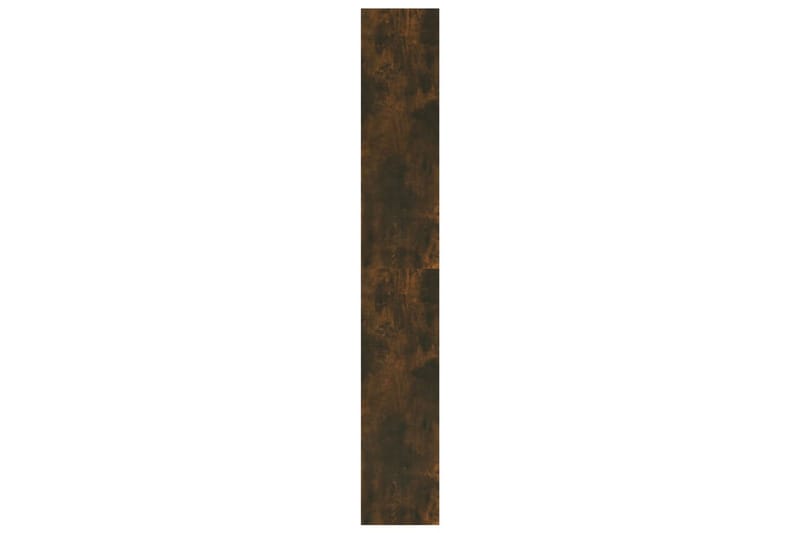 beBasic Bokhylla/rumsavdelare rökfärgad ek 80x30x198 cm konstruerat trä - Förvaring - Hyllor - Bokhylla